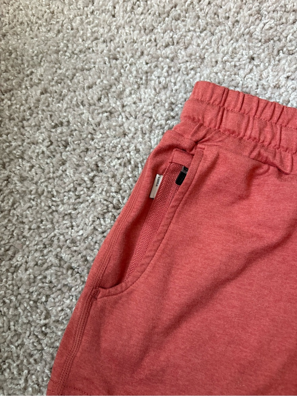Vuori Women's Halo Lychee Heather Dreamknit Shorts - Picture 2 of 5